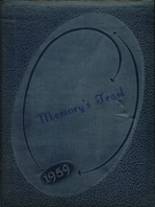 Hilliard High School 1959 yearbook cover photo