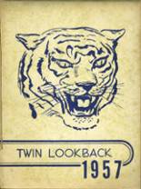 Twin Valley North High School 1957 yearbook cover photo