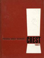 Peoria High School 1963 yearbook cover photo