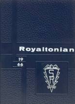 South Royalton High School 1966 yearbook cover photo