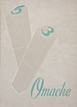 Omak High School 1953 yearbook cover photo