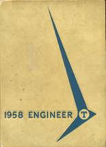 Des Moines Technical High School 1958 yearbook cover photo