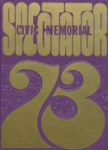 Civic Memorial High School 1973 yearbook cover photo