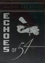 Hancock Central High School 1954 yearbook cover photo