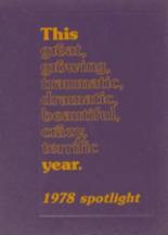 Ohio Community High School 1978 yearbook cover photo