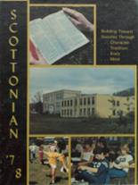 Scott High School 1978 yearbook cover photo