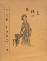 Ashtabula High School 1908 yearbook cover photo