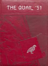 Quail High School 1951 yearbook cover photo