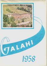 Galva High School 1958 yearbook cover photo
