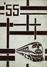Pitcairn High School 1955 yearbook cover photo
