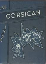 Corsicana High School 1958 yearbook cover photo