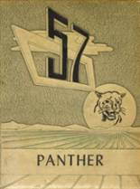 Hackleburg High School 1957 yearbook cover photo