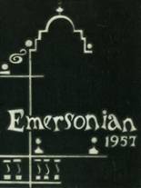 Emerson High School 1957 yearbook cover photo