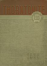 Thornton Township High School 1939 yearbook cover photo