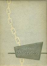 West View High School 1958 yearbook cover photo