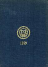 Trinity School 1959 yearbook cover photo