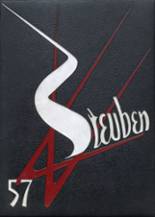 Steubenville High School 1957 yearbook cover photo
