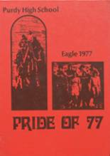 Purdy High School 1977 yearbook cover photo