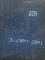 Gallatin County High School 1958 yearbook cover photo