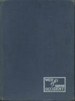 West High School 1943 yearbook cover photo