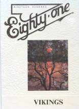 Edgewood-Colesburg High School 1981 yearbook cover photo
