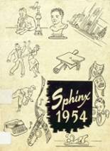 Corunna High School 1954 yearbook cover photo