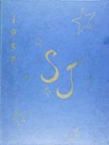 1957 St. Johns High School Yearbook from Jackson, Michigan cover image