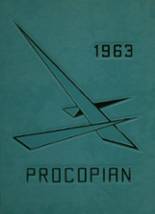 St. Procopius College 1963 yearbook cover photo