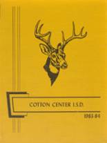 Cotton Center High School 1984 yearbook cover photo