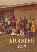 Hiland High School 1963 yearbook cover photo