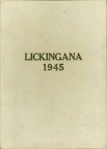 Utica High School 1945 yearbook cover photo