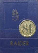 1981 Carmen High School Yearbook from Carmen, Oklahoma cover image