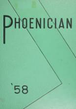 Phoenix Union High School 1958 yearbook cover photo