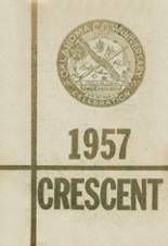 Crescent High School 1957 yearbook cover photo