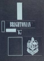 Brighton High School 1967 yearbook cover photo