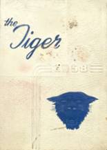 Princeton High School 1958 yearbook cover photo