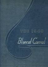 Coleman High School 1949 yearbook cover photo