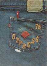 Cypress High School 1975 yearbook cover photo