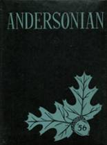 Anderson High School 1956 yearbook cover photo