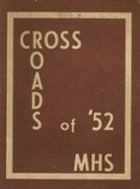 Minoa High School 1952 yearbook cover photo
