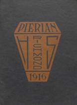 1916 Morton High School Yearbook from Richmond, Indiana cover image