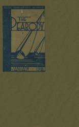 Peabody High School 1936 yearbook cover photo