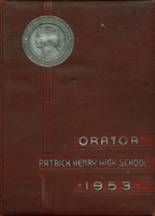 Patrick Henry High School 1953 yearbook cover photo