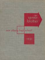 New Albany High School 1951 yearbook cover photo