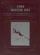 Mater Dei Catholic High School 1984 yearbook cover photo