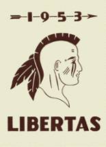 Liberty High School 1953 yearbook cover photo