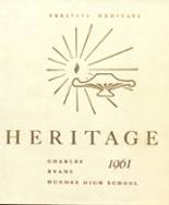 Charles Evans Hughes High School 1961 yearbook cover photo