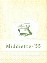 Middlebury High School 1955 yearbook cover photo