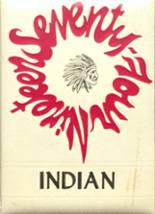 Navajo High School 1974 yearbook cover photo
