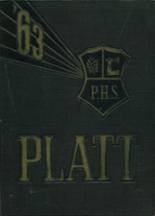 Platt High School 1963 yearbook cover photo